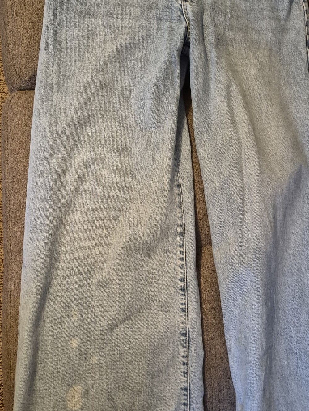 Mavi Light Wash Straight Leg Jeans